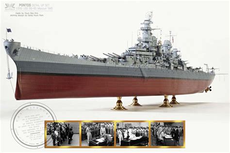 Uss Missouri Bb 63 Pictures Of Japans Surrender Ceremony Aboard