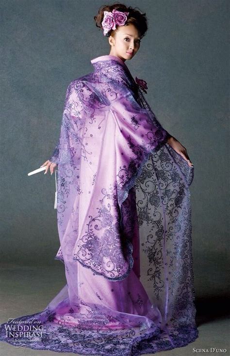 Pin By Wings Of Grace ♡࿐ On Purple ♦ Lavender Wedding Kimono