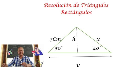 Razones trigonométricas Resolución de Triángulos Rectángulos YouTube