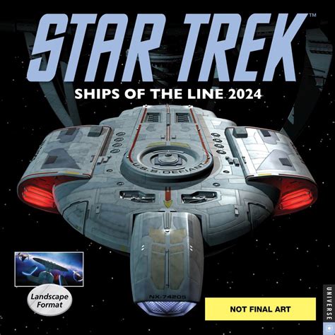 Star Trek Ships 2024 Wall Calendar