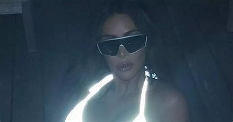 Kim Kardashian Takes A Moment Of Self Reflection In Stunning Glow In