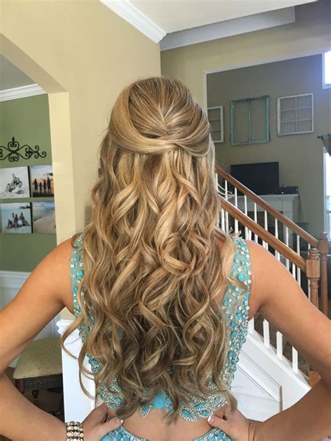 Beautiful Down Style By Long Hair Styles Pageant Hair Prom Hairstyles For