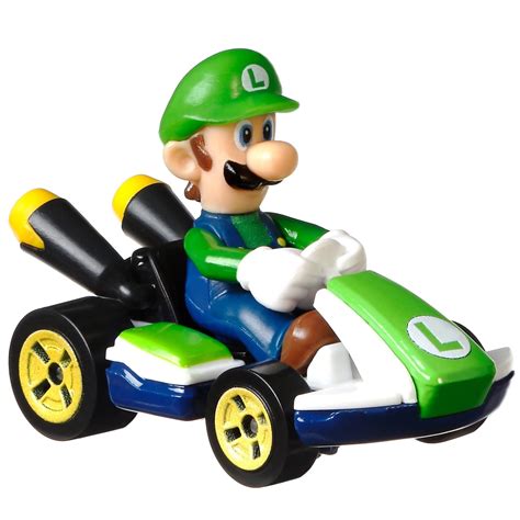 Jakks Pacific Spin Out Luigi Kart Mario Kart Figure Cm Ph