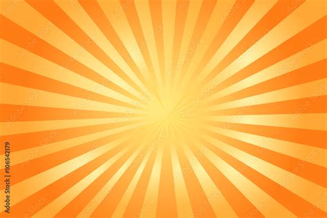 Orange Color Background Cartoon Shine Stock Illustration Adobe Stock