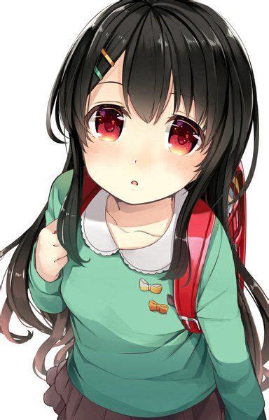 Pin On Anime Girl With Black Hair