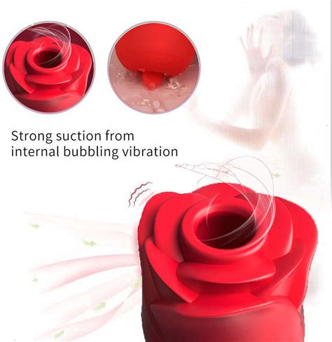 Licking And Sucking Rose Vibration Toy Rose Toy Official