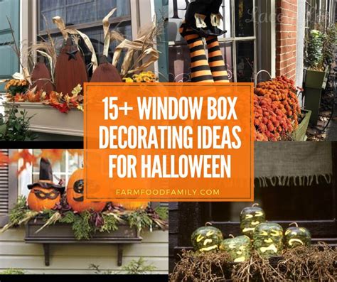 Best Window Box Decorating Ideas For Halloween Halloween Window