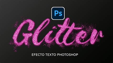 Efecto Texto Glitter En Photoshop Aprende Facil