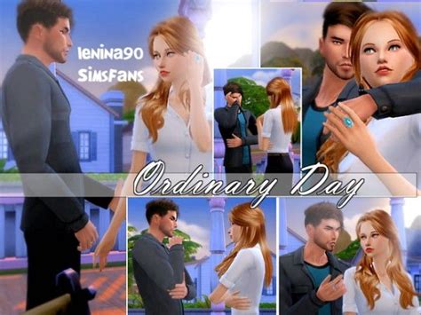 Sims Fans Ordinary Day Poses By Lenina90 • Sims 4 Downloads