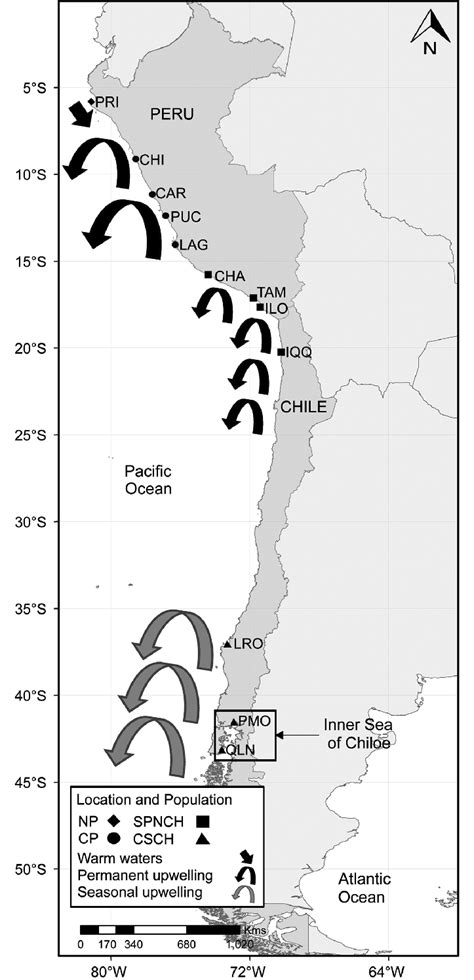 Upwelling Subsystems Of The Humboldt Current Adapted From Montecino