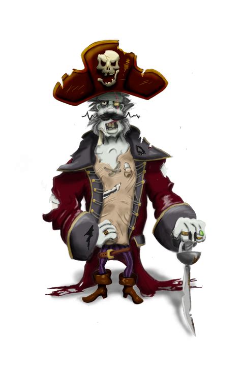 Artstation Cursed Pirate Character Design