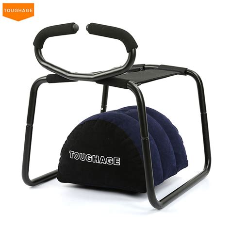 toughage weightless sex chair stool with inflatable sex pillow and handrail bondage set sex toys