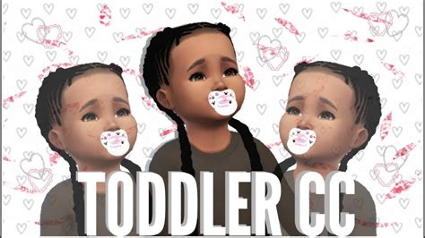 Sims 4 First Toddler Cc Finds Girls Youtube