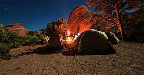 Camping In Arches National Park Utah