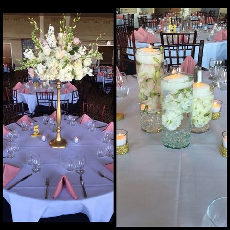 Alternating high low centerpieces. Gorgeous! | Low centerpieces, Flower centerpieces wedding ...