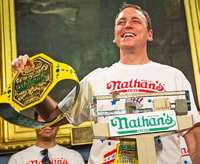 Learn about joey chestnut's age, height, weight, dating, wife, girlfriend & kids. Hot Dog Eating Champion