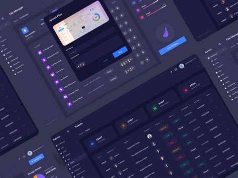 Admin Panel Dashboard Dark V 2 Uplabs