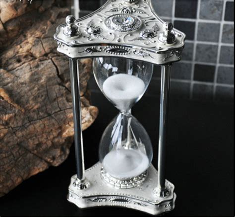 Moonlight Metal Hourglass 30 Minute Timer Decoration Home Etsy