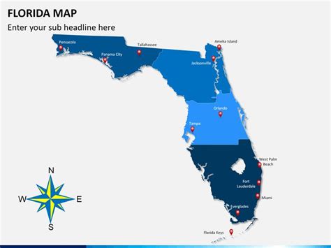 Florida Map Ppt Map Of Florida Map Florida