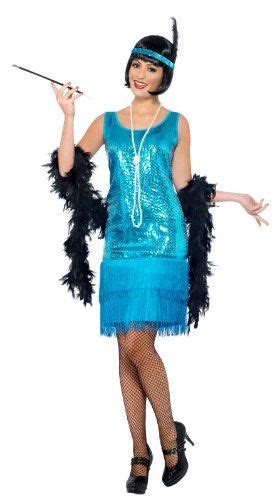 smiffy s sexy turquoise 20s flapper teal womens halloween costume flapper costume carnival