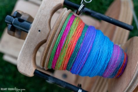 How To Spin Yarn Heart Hook Homespun