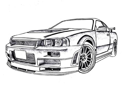 There are different coloring sheets you can buy such as the nissan gtr racing page, the nismo racing page, the toyota racing page, and the honda racing page. Pin on Fun Coloring Sheet