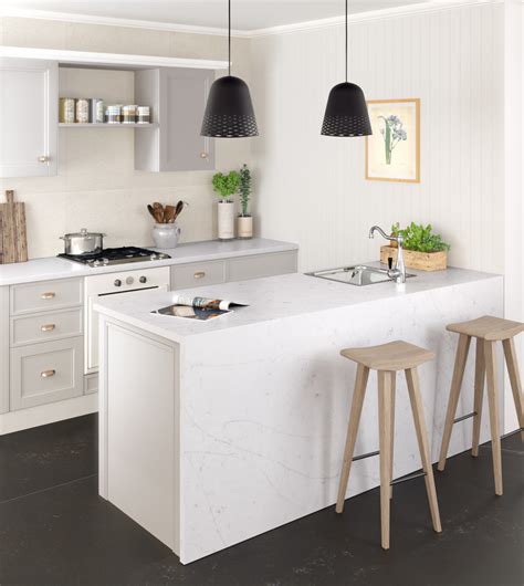 Inspired by the classic italian carrara marble, eternal statuario has a white surface with very soft. Et Statuario Silestone Quartz | Countertops, Cost, Reviews
