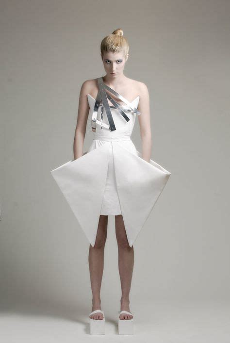 Geometric Fashion With Strong Shapes And Graphic Silhouette Sculptural