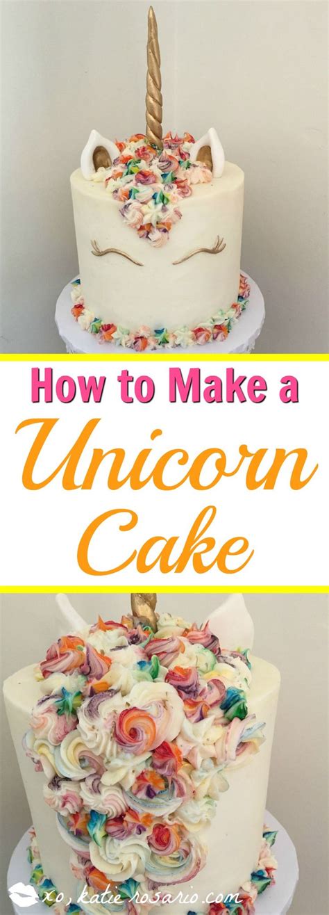 How do you make a unicorn cake without fondant. How to Make a Magical Unicorn Cake | Savoury cake, Cake, Cupcake cakes