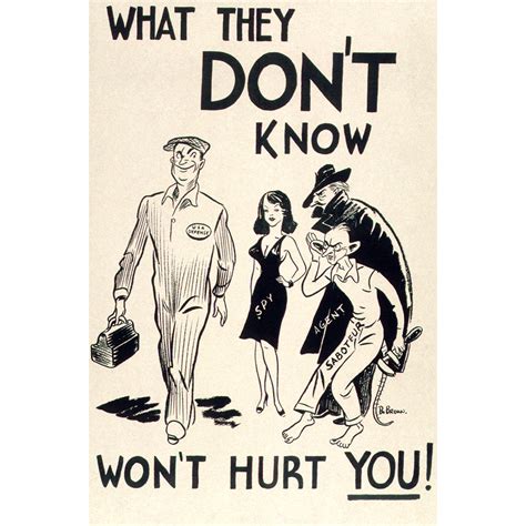 What They Don T Know Won T Hurt You World War Ii Poster Lucky Shot Usa