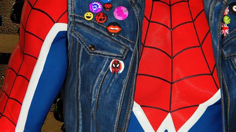 I Just Found Out One Of The Pins On The Spider Punk Suit Is The Drawing