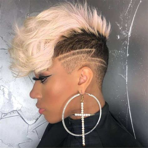 Bold Shaved Hairstyles For Black Women Hairstylecamp