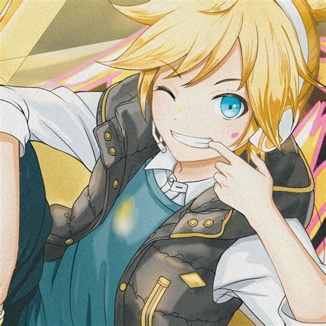 Len Kagamine Icon Vocaloid Characters Anime Cute Icons