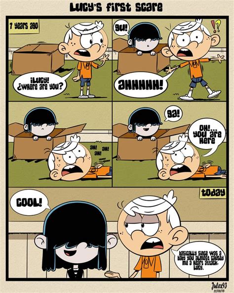 Lucys First Scare Eng By Julex93 On Deviantart Loud House Sisters
