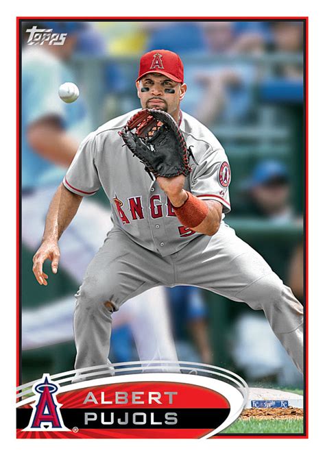 All About Sports Cards A Card Featuring Albert Pujols In His Angels