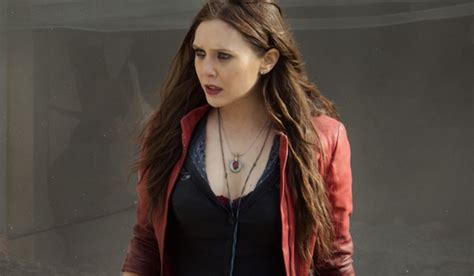 Captain America Civil War 2016 Elizabeth Olsen Discusses Scarlet