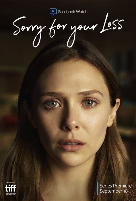 Elizabeth Olsen Sorry For Your Loss Promotional Material 2018