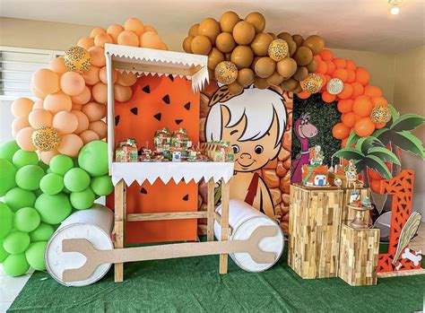 Bamm Bamm Pebbles Flintstones Party Backdrop Personalized Printed Shipped Artofit