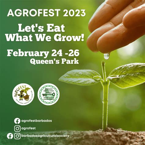 Let S Eat What We Grow Agrofest Theme Barbados Agricultural Society Agrofest 2024
