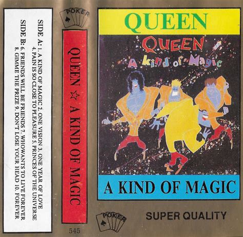 Queen A Kind Of Magic Cassette Discogs