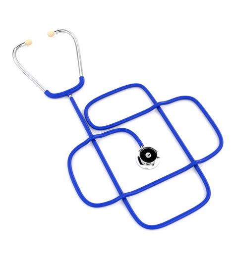Premium Photo Blue Medical Stethoscope Isolated On A White Background