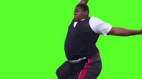 Fat Black Guy Dancing Greenscreen Youtube