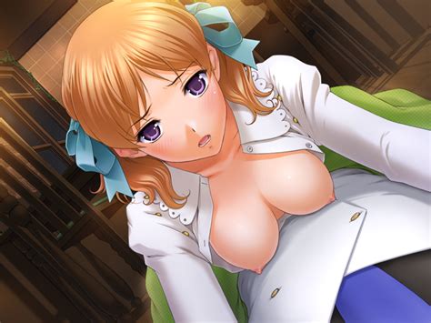 Rule 34 Blush Breasts Game Cg Kusakabe Rurune Majodou Open Clothes