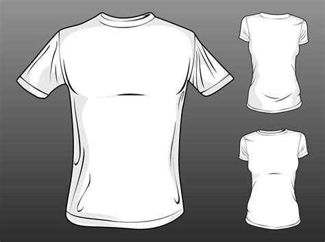 Vector T Shirt Templates Vector Art And Graphics