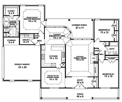 House plans on a single level, one story, in styles such as craftsman, contemporary, and modern farmhouse. 1000+ images about Floor plans on Pinterest | House ...