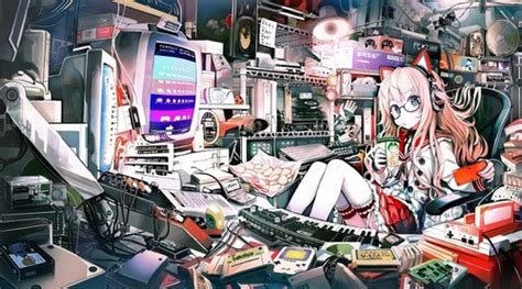 Anime Gamer Girl Wallpapers Wallpapersafari