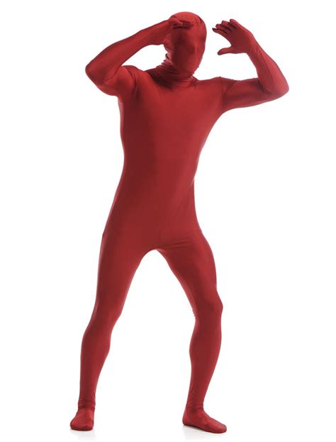 Dark Red Zentai Suit Adults Morph Suit Full Body Lycra Spandex Bodysuit