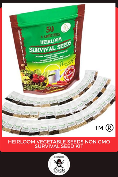 Heirloom Vegetable Seeds Non Gmo Survival Seed Kit Part Of Our Legacy
