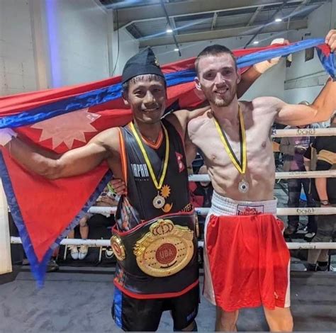 nepali boxer puran rai triumphs at scotland pro boxing clinches scotish uba title belt south