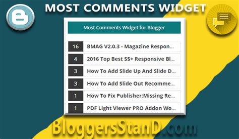 Check spelling or type a new query. How To Add Most Article Comments Widget In Blogger | Widget, Blogger templates, Ads